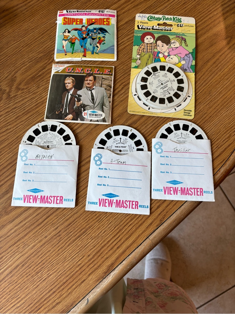 Vintage Lot of View-Master 3 Reel Stereo Pictures Packets